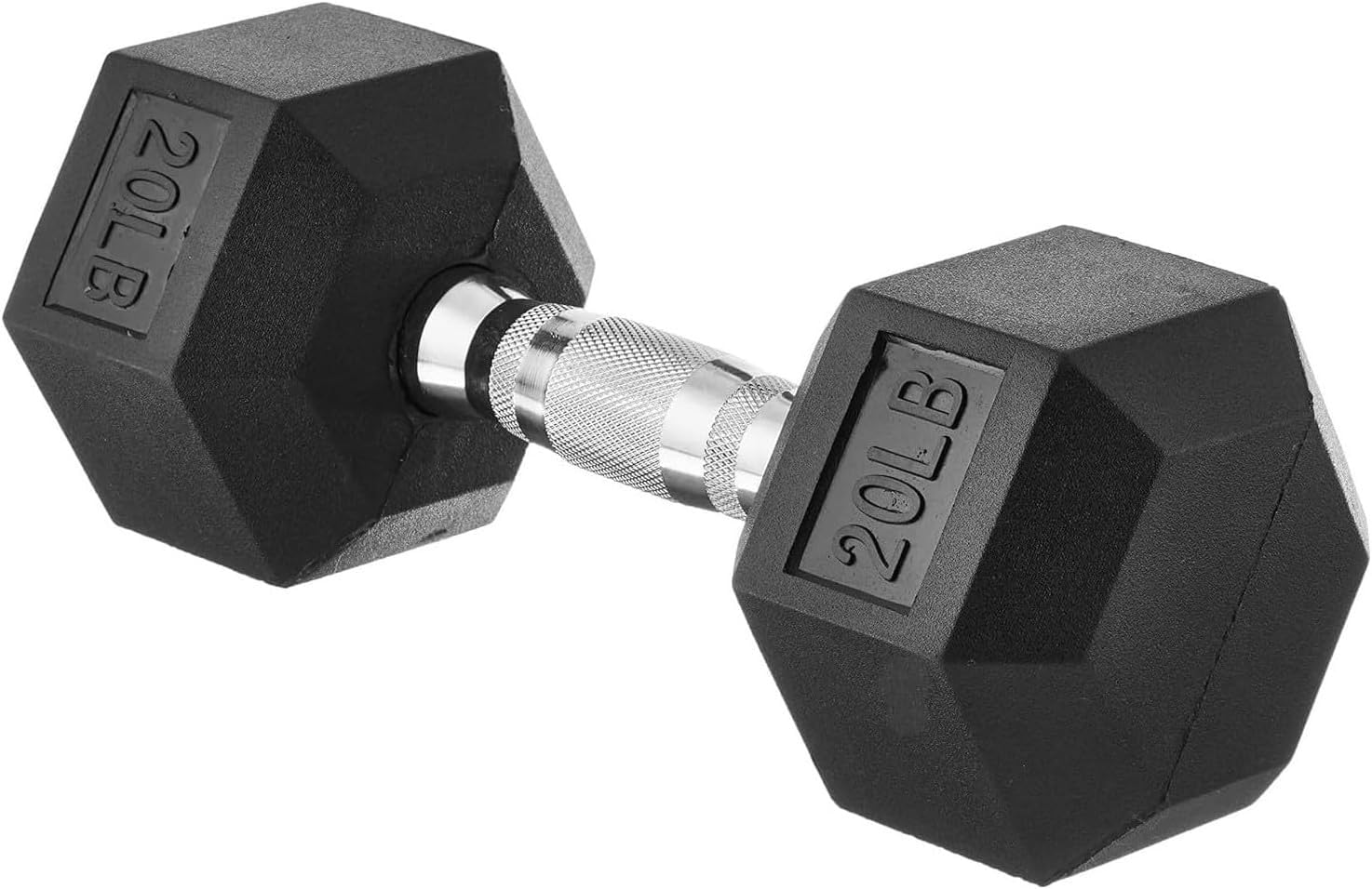 Rubber Hex Dumbbell 20lb